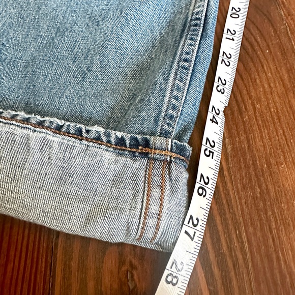 Point Sur 100% cotton denim straight cuffed jeans - size 27 - Picture 12 of 13